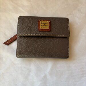 DOONEY & BOURKE Dark Olive/Greyish Pebble Grain‎ Wallet